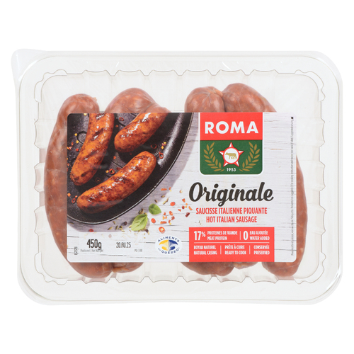 Buy Roma Sausage Hot Italian Originale 450 g | IGA
