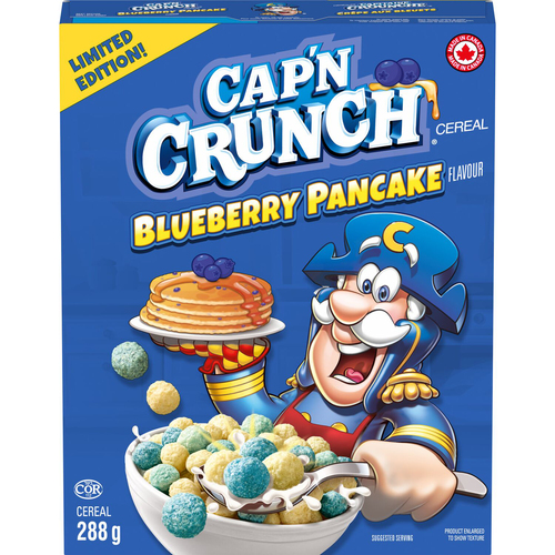 Cap’n Crunch Cereal Blueberry Pancake Flavour