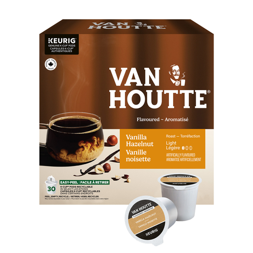 Van Houtte Light Roast Vanilla Hazelnut Coffee Pods