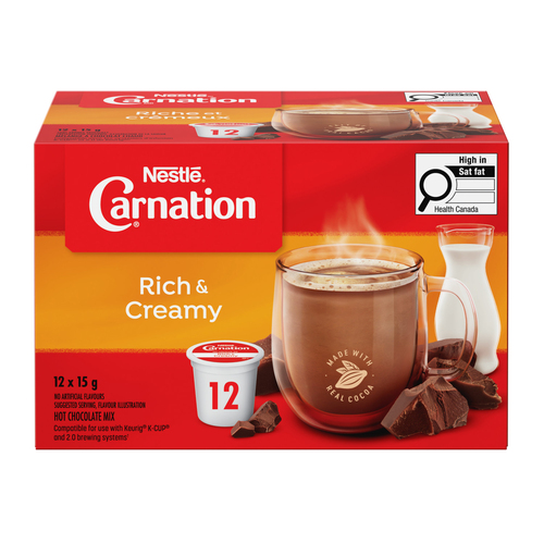 Carnation Hot Chocolate Pods Rich And Creamy