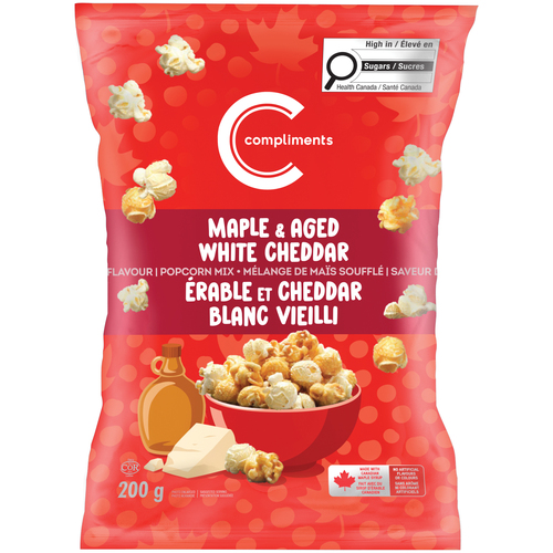 Buy Compliments Popcorn Maple & Aged White Cheddar 200 g | Sobeys Inc.