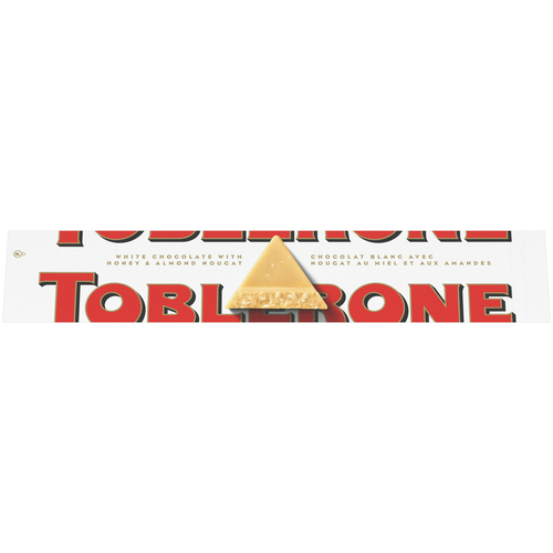 Toblerone White Chocolate Nougat Bar With Honey And Almond