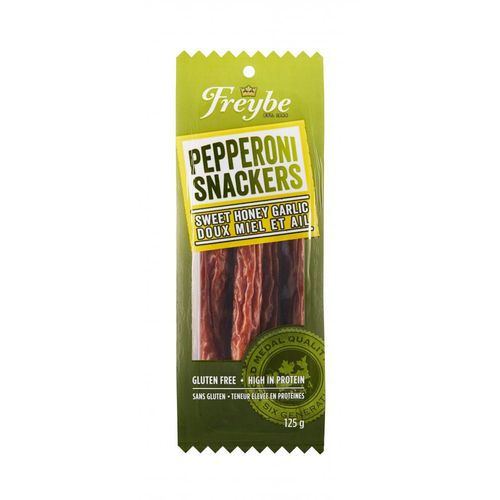 Freybe Gluten-Free Pepperoni Snackers Sweet Honey Garlic
