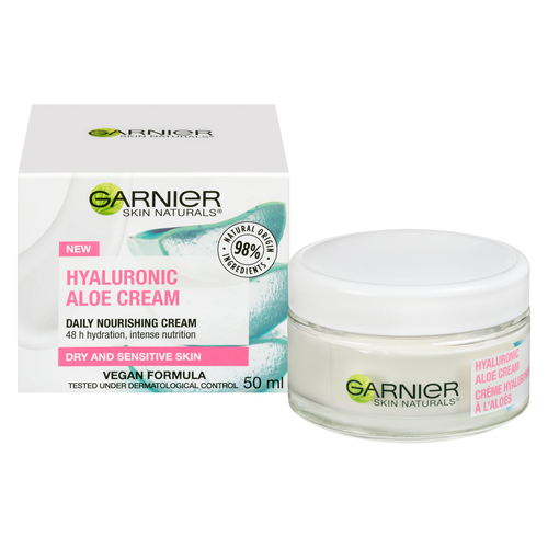 Buy Garnier Skin Active Hyaluronic Aloe Cream Dry and Sensitive Skin 50 ml  | Sobeys Inc.