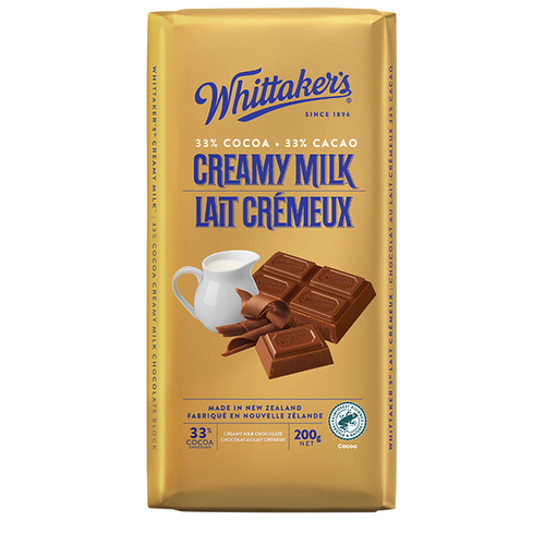 Whittaker's Creamy Milk Chocolate Bar