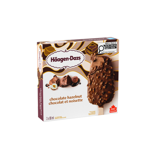 Buy Häagen-Dazs Ice Cream Bars Chocolate Hazelnut 3 x 88 ml