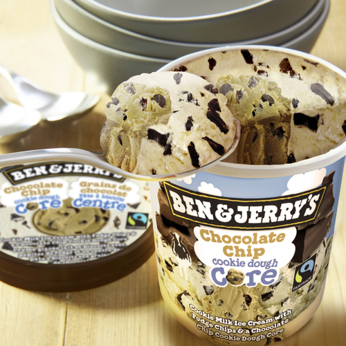 Buy Ben & Jerry's Ice Cream Chocolate Chip Cookie Dough Core 473