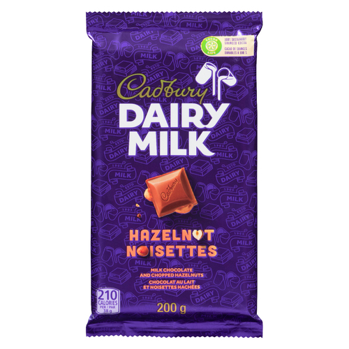 Cadbury Dairy Milk Hazelnut Chocolate Bar