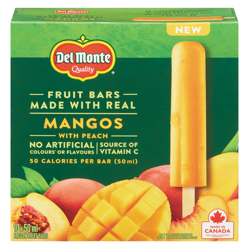 Del Monte Fruit Bars Mango With Peach