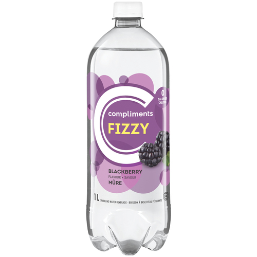 Compliments Sparkling Water Fizzy Peach