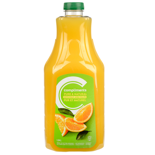 Compliments Orange Juice With Pulp