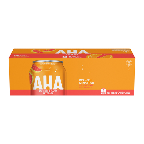 AHA Orange Grapefruit Sparkling Water