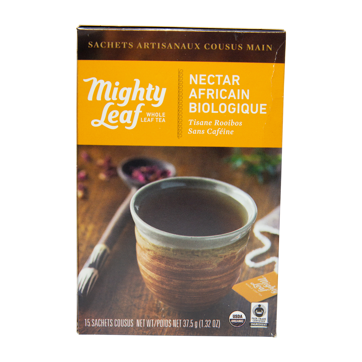 Buy Mighty Leaf Organic Tea African Nectar 15 Tea Bags | Foodland