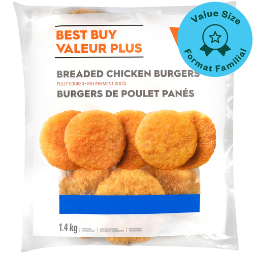 Best Buy Frozen Chicken Burgers Breaded