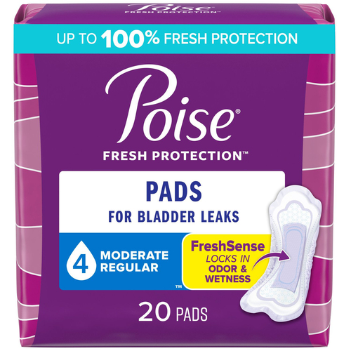Poise Poise Incontinence Pads Moderate Absorbency Regular Length