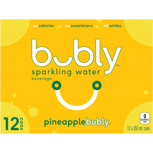 Bubly Sparkling Water Peach