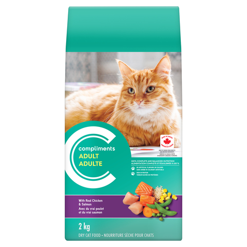 Compliments Dry Cat Food Chicken & Salmon