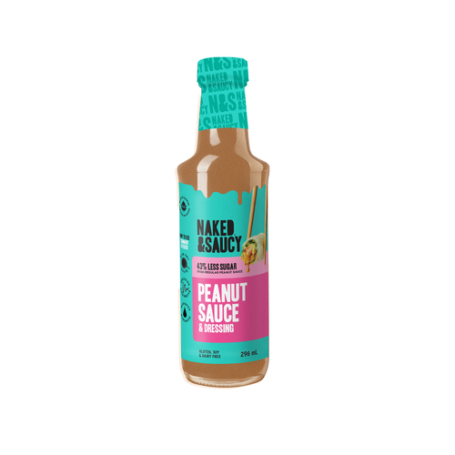 Naked & Saucy Low Sugar Peanut Sauce