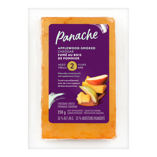 Panache Aged 2 Years Applewood Smoked Cheddar Cheese