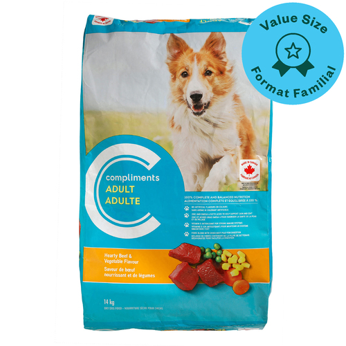 Compliments Dog Food Adult Beef & Vegetable