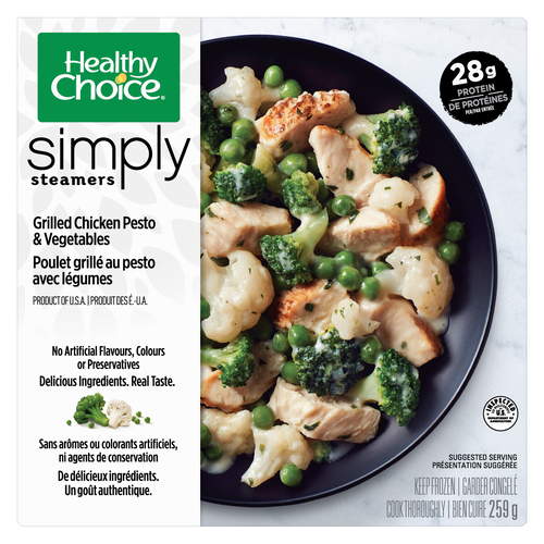 Healthy Choice Simply Steamers Grilled Chicken Pesto & Vegetables