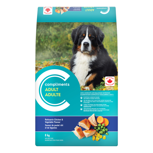 Compliments Dry Dog Food Adult Rotisserie Chicken & Veggie