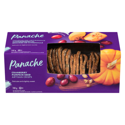 Panache Artisan Crisps Cranberry & Pumpkin 150 g
