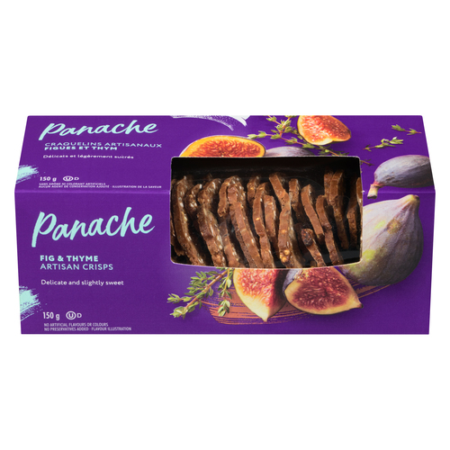 Panache Artisan Crisps Fig & Thyme 150 g