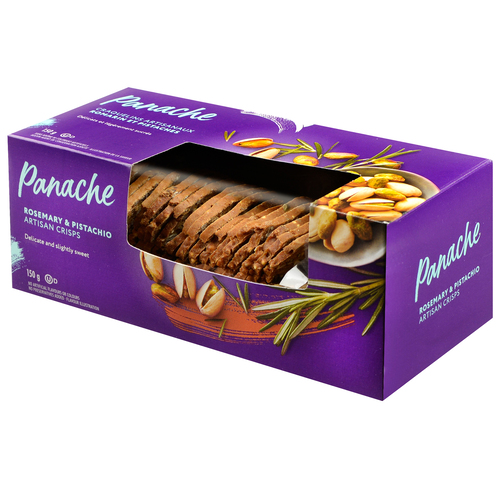 Panache Artisan Rosemary & Pistachio Crisps 150 g