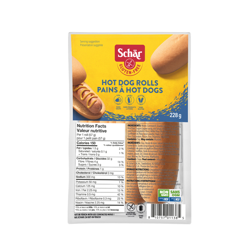 Schär Gluten-Free Hot Dog Rolls
