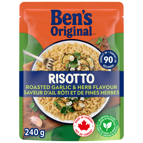 Ben's Original Risotto Roasted Garlic & Herb Flavour Rice Side Dish
