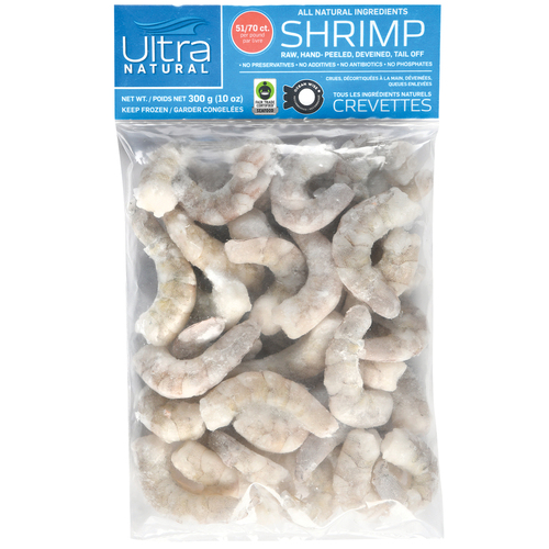 Ultra Natural Raw Shrimp 51/70 Ct PDTL