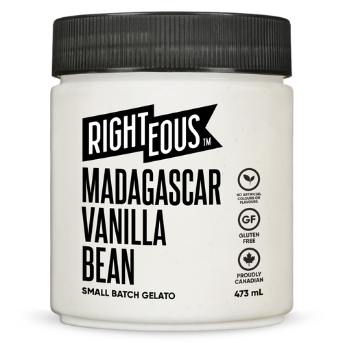 Righteous Madagascar Vanilla Bean Gelato
