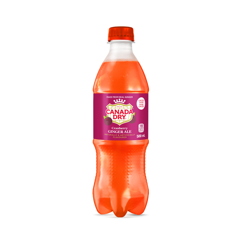 Buy Canada Dry Cranberry Ginger Ale 500 ml (bottle) | Foodland