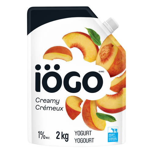 iÖGO 1% Yogurt Pouch Creamy Peach