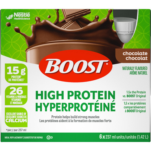 Buy Boost High Protein Drink Chocolate 6 x 237 ml | Sobeys Inc.