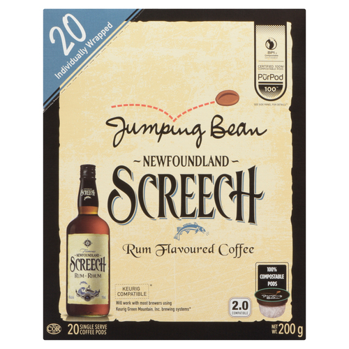 Jumping Bean Coffee Pods Newfoundland Screech