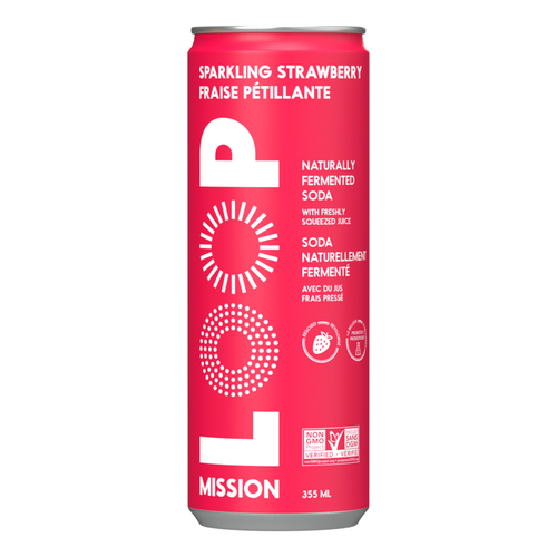 Loop Sparkling Water Kefir Strawberry