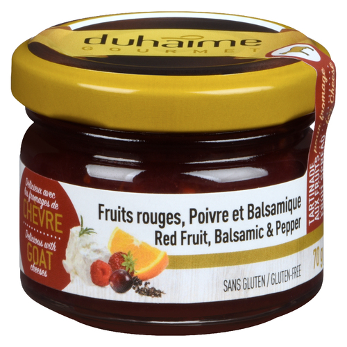 Buy Duhaime Gourmet Gluten-Free Spread Red Fruit Balsamic Pepper 60 ml ...