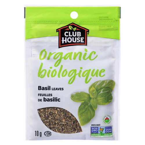 Buy Club House Organic Basil Leaves Bag 10 g | FreshCo