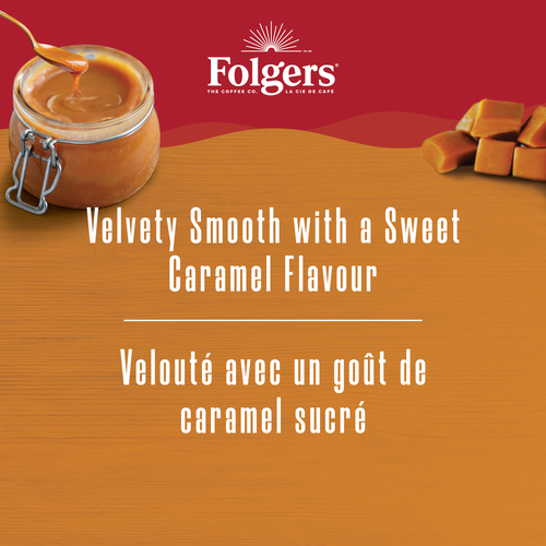 Buy Folgers Coffee Pods Caramel Drizzle 30 K-Cups 270 g | Foodland