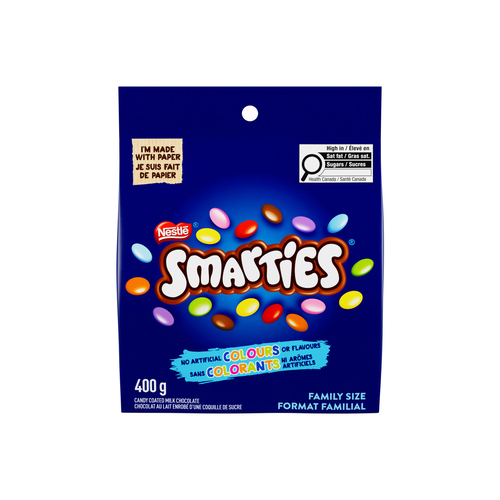 Smarties Candy Coated Milk Chocolate Family Pouch