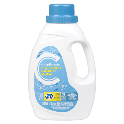 Compliments Liquid Laundry Detergent Free & Gentle