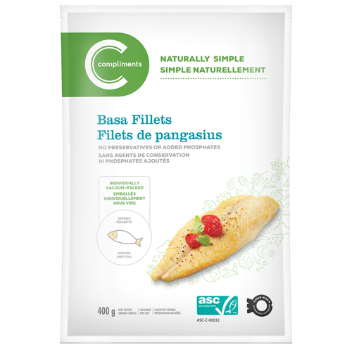 Compliments Naturally Simple Basa Fillets