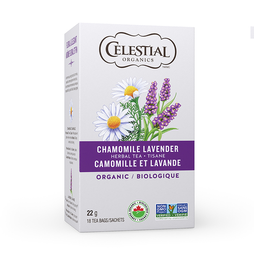 Celestial Seasonings Organic Herbal Tea Chamomile Lavender