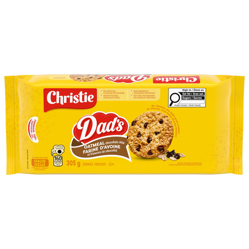 Christie Dads, Oatmeal Chocolate Chip Cookies