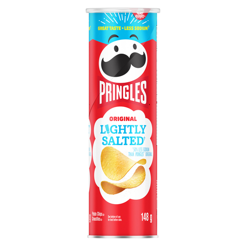 Pringles Canned Potato Chips Lightly Salted