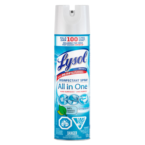 Lysol Disinfectant Spray All In One Clean Linen