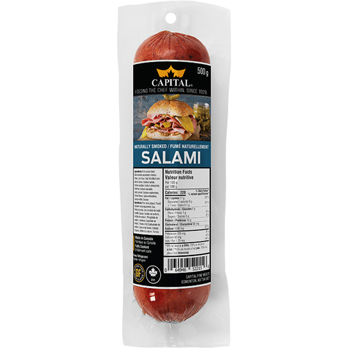 Capital Fine Meats Salami Chubs