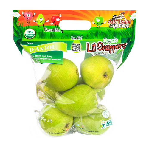 Lil Snappers Organic Pear D'Anjou